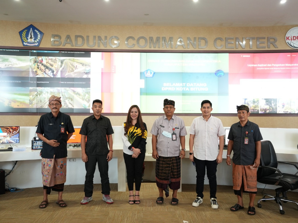 Kunjungan kerja DPRD Kota Bitung, Sulawesi Utara ke Dinas Komunikasi dan Informatika Kabupaten Badung